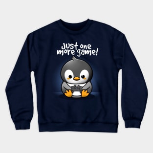 Penguin one more game Crewneck Sweatshirt